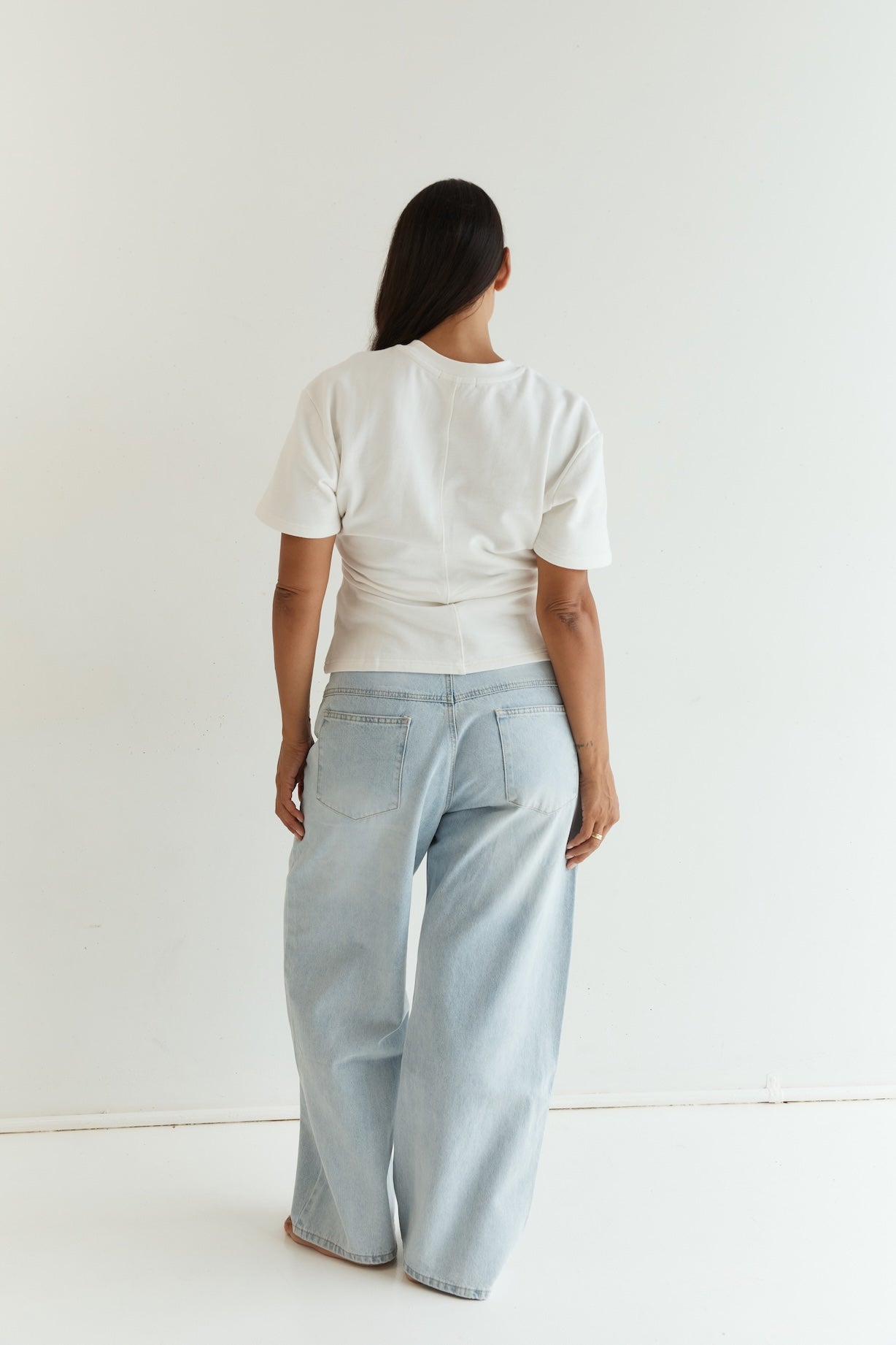light blue 14oz denim jeans