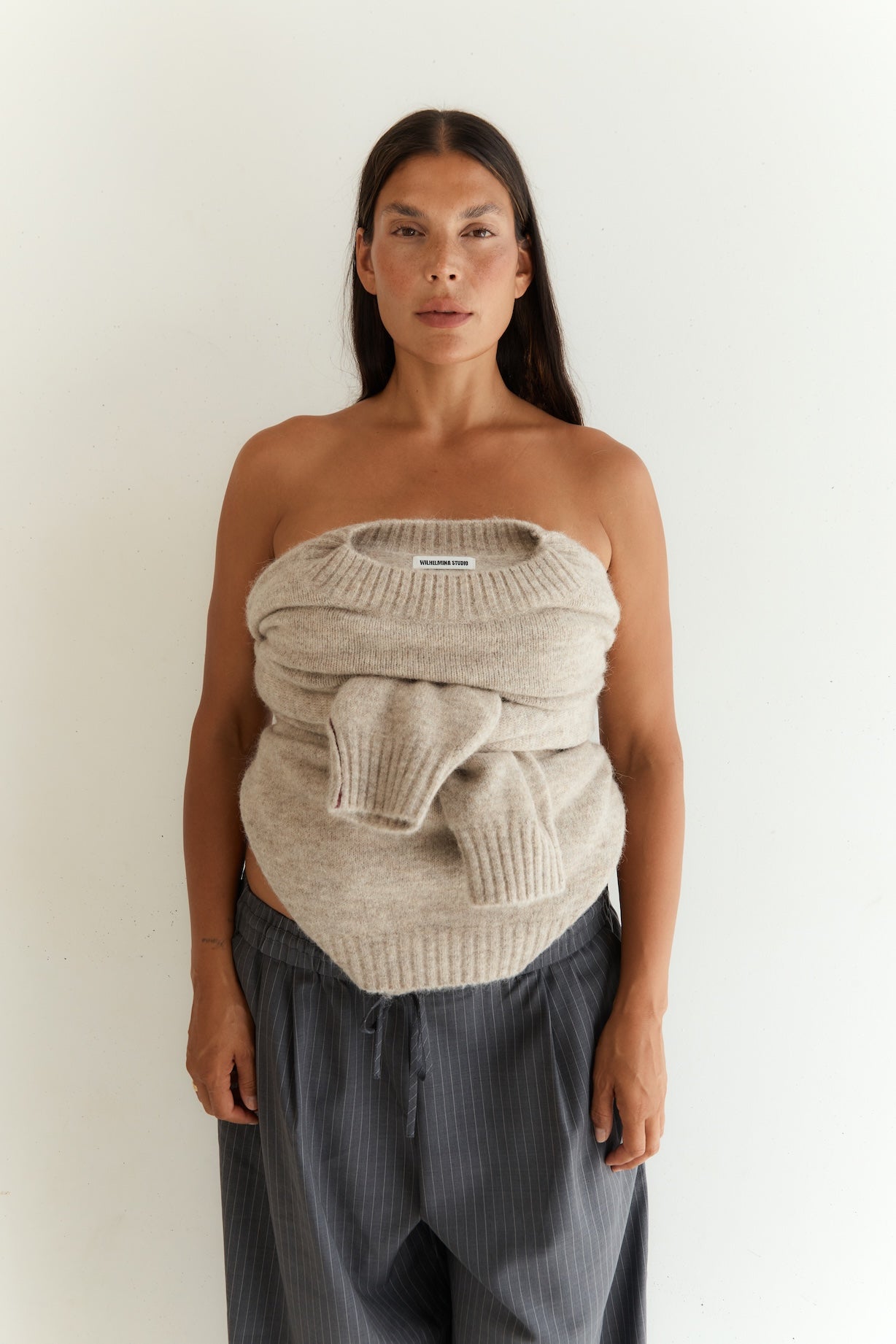 Classic Knit - Brown Melange